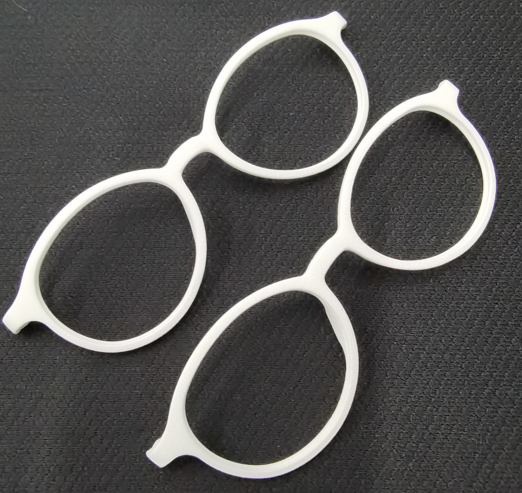 Glasses frame printed by TPM3D SLS 3D printer