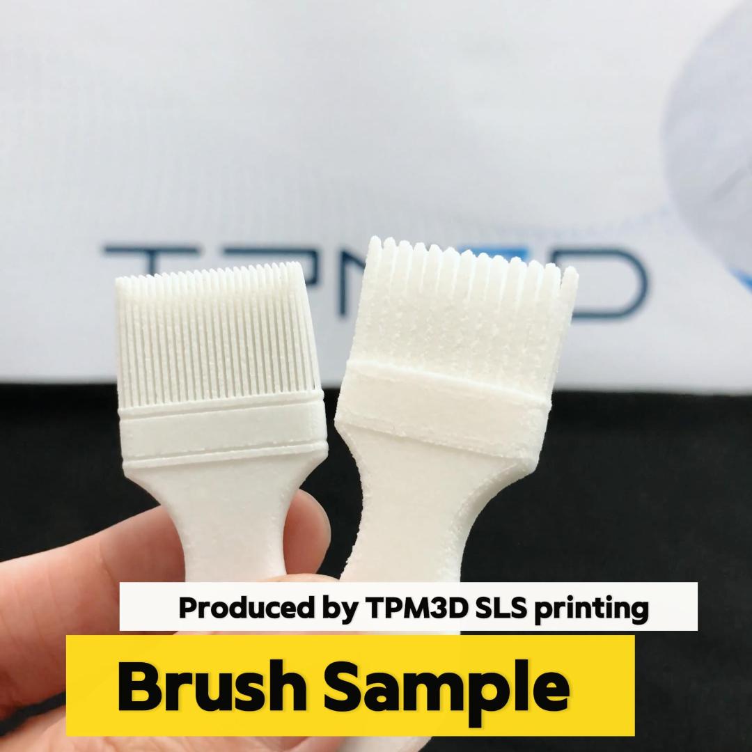 SLS printed brush