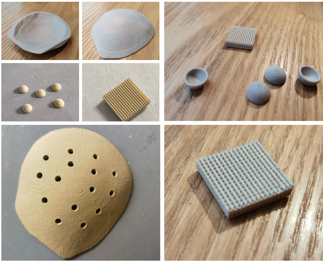 Samples printed using TPM3D's high temperature printer S320HT