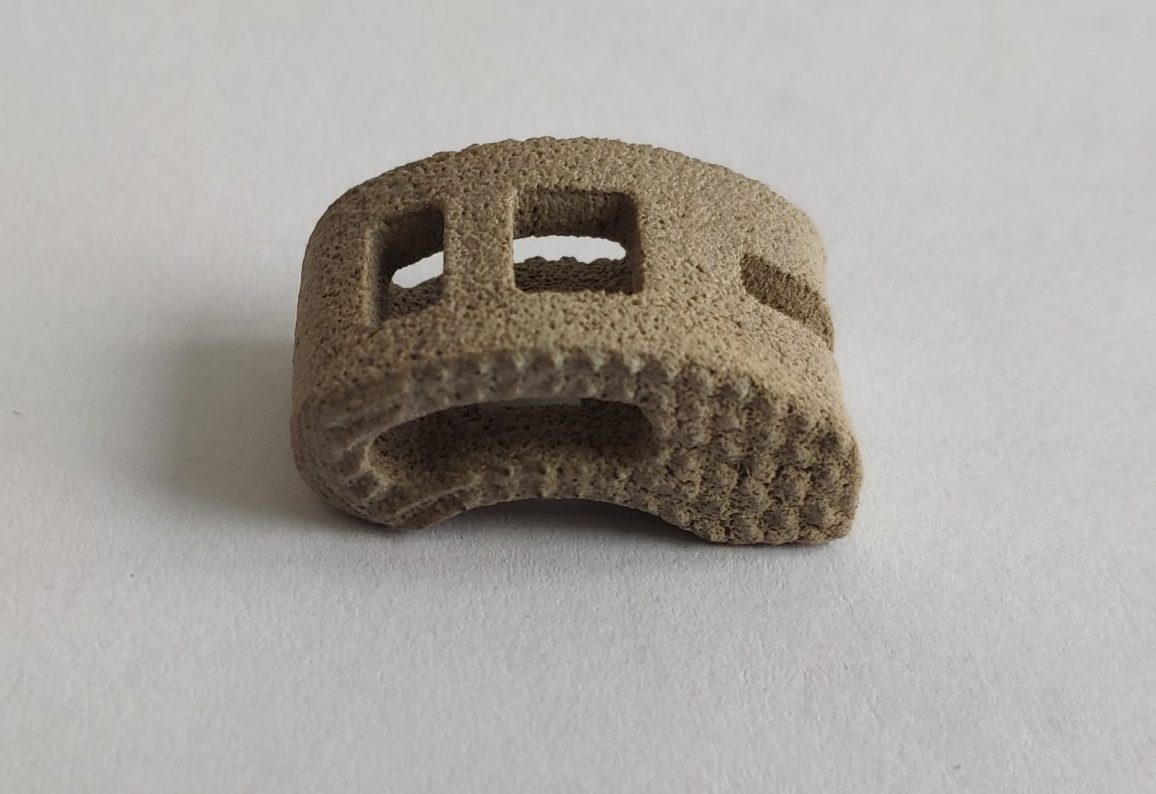 3D printed interbody fusion device with PEEK 3D printing