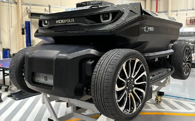 Micropolis Robotics Self-driving Vehicle with 3D printed car parts