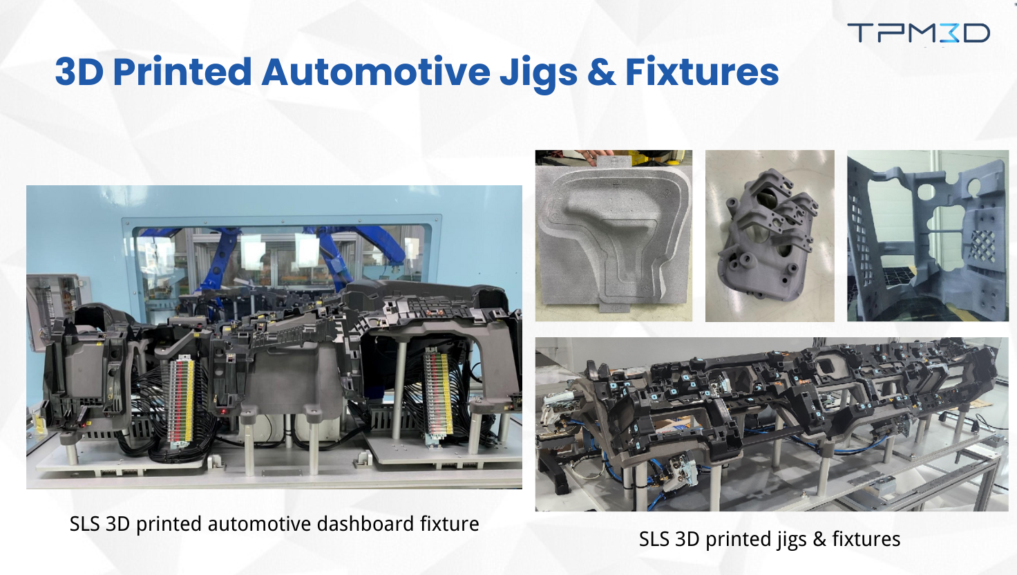SLS 3D printed automotive jigs & fixtures