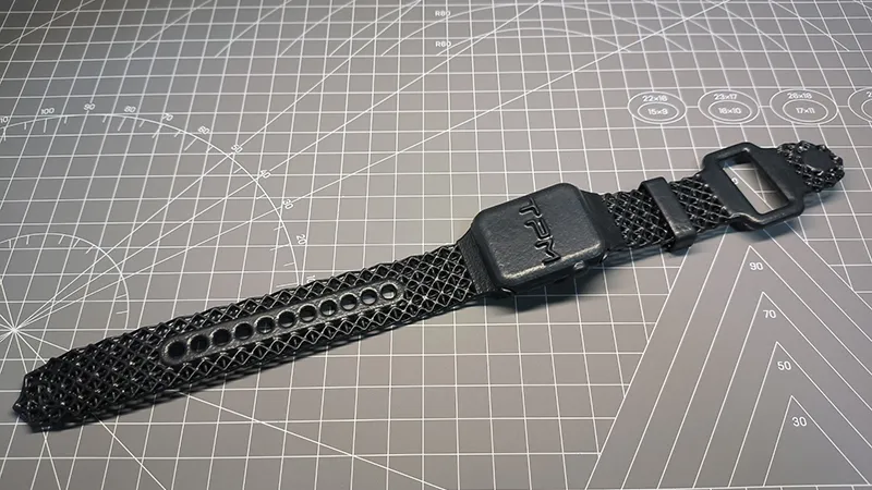 3D printed watch band with TPU material