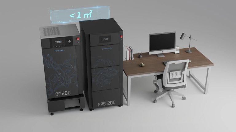 Small footprint of TPM3D CF200+PPS200 SLS printer