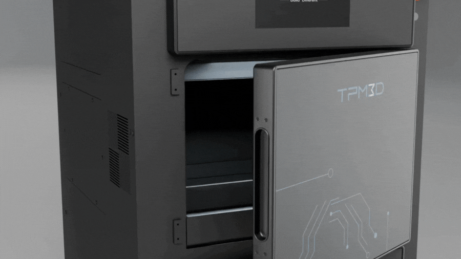 PPS200 can depowder, sieve, clean, and transport powder back to the printer