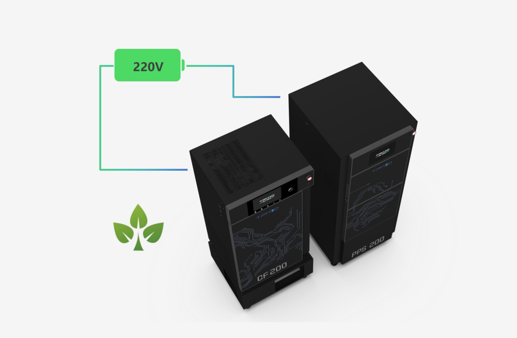 TPM3D CF200 supports 220V power
