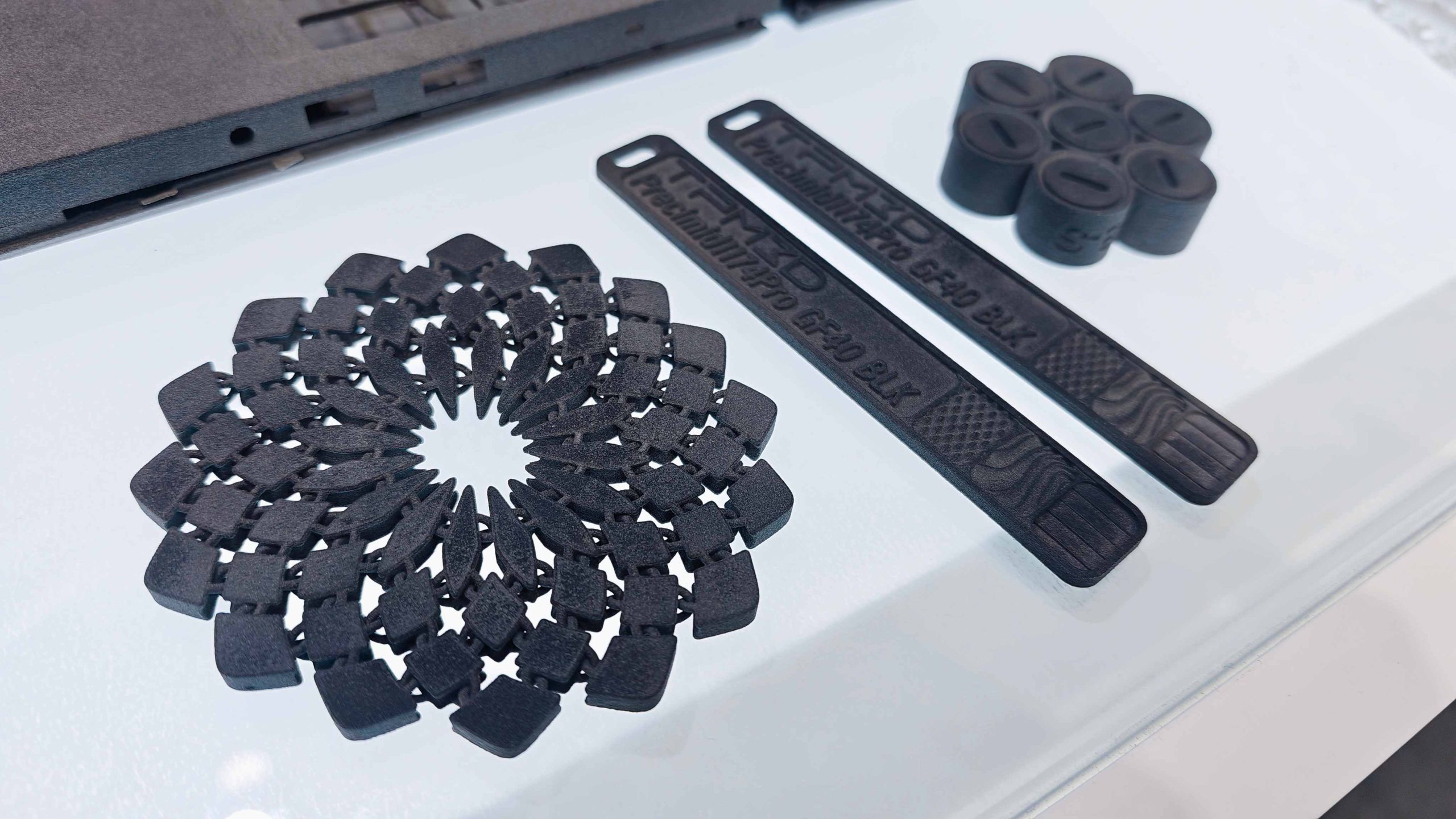 High-quality SLS 3D printed parts produced by TPM3D CF200 system