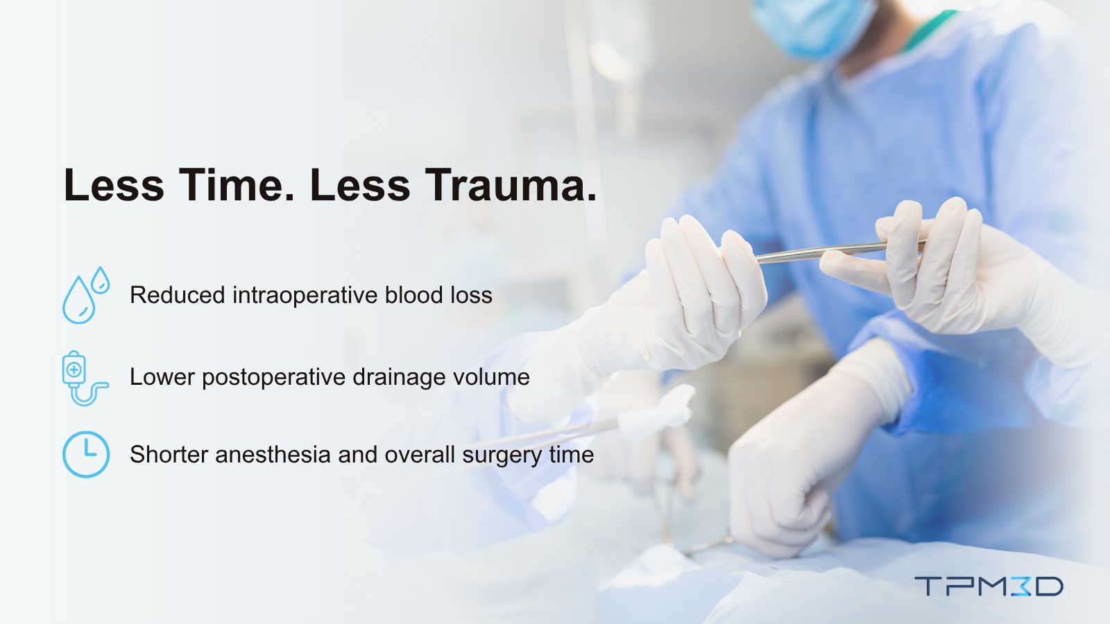 3D-printed orthopedic guide enabling faster surgery and reduced intraoperative adjustments
