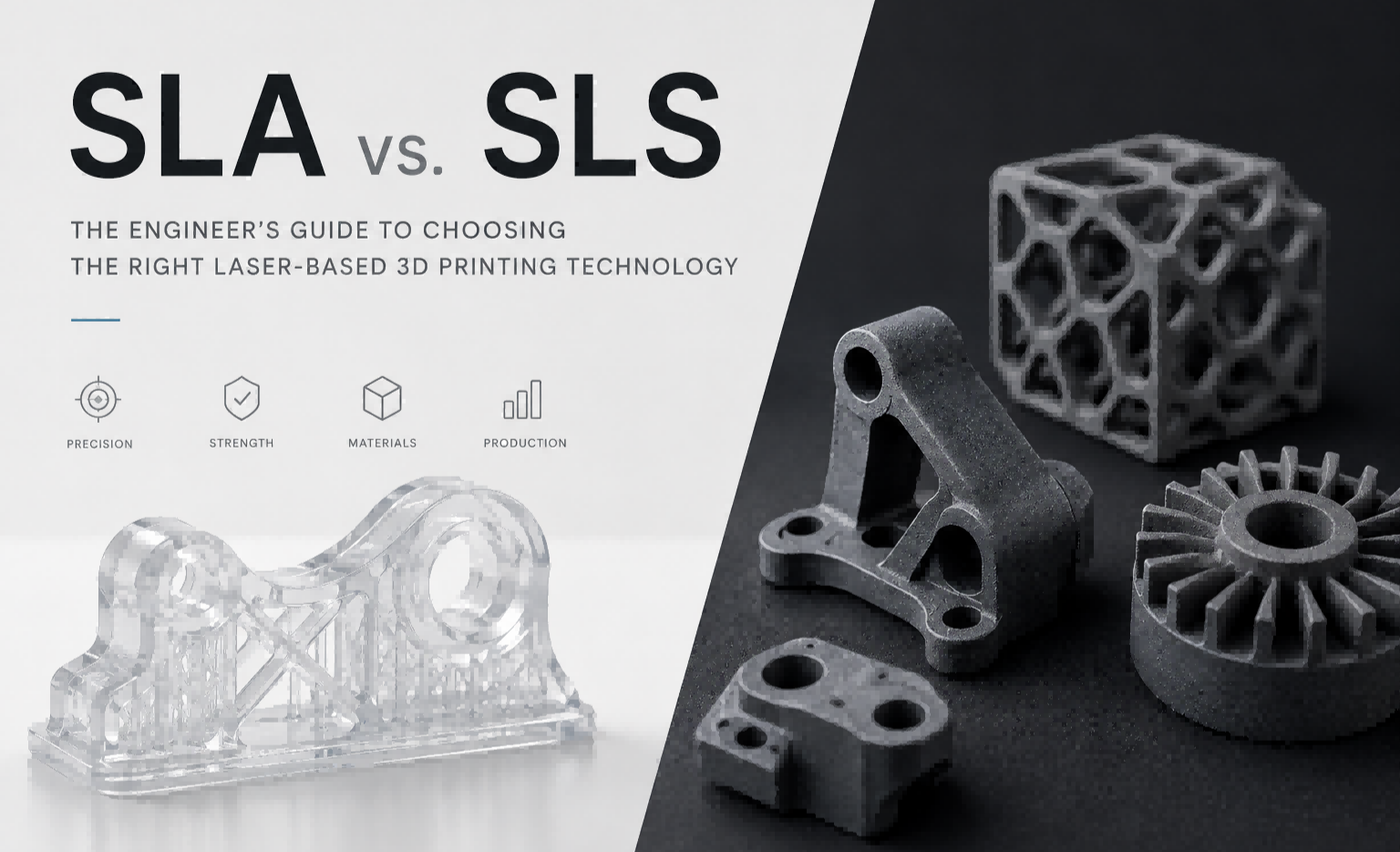 SLA vs. SLS: The Engineer’s Guide to Choosing the Right Laser-Based 3D Printing Technology