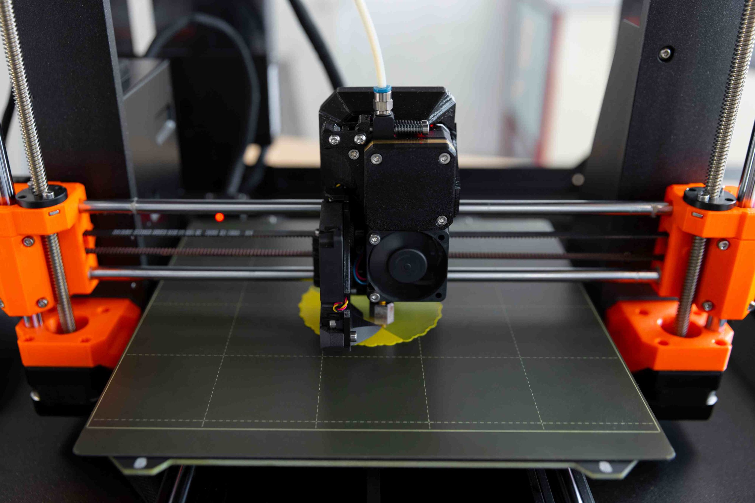 FDM 3D printer close up