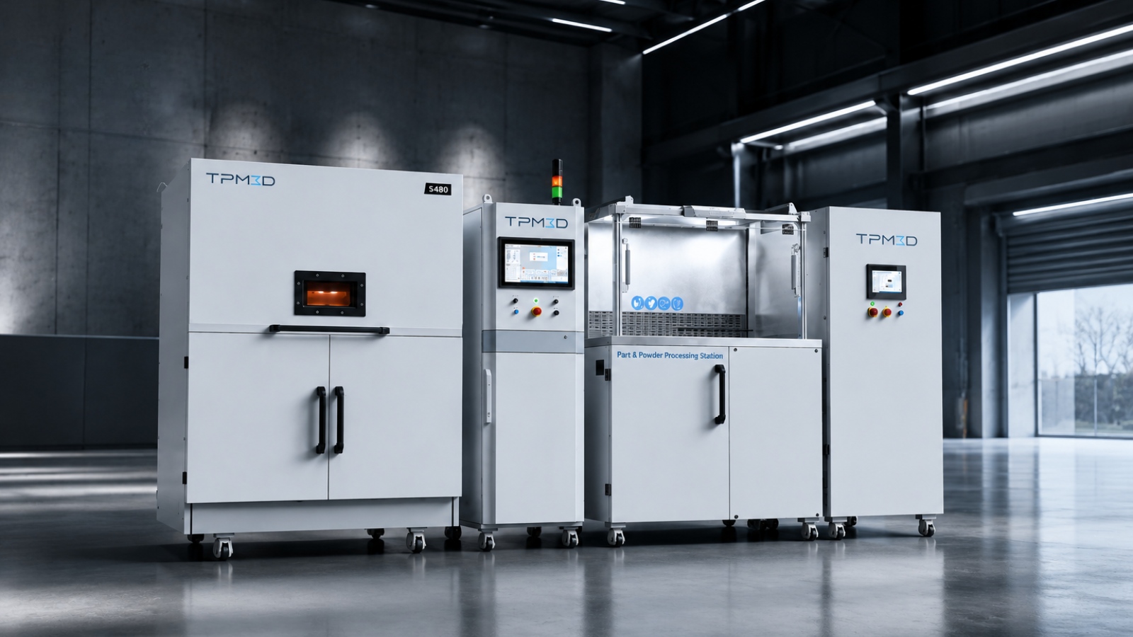 TPM3D S480 SLS 3D printer and PPS