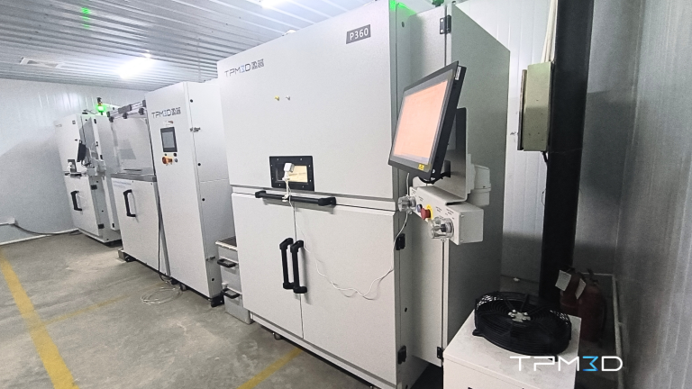 TPM3D P360 printers and PPS installed at Sichuan Yinshidai