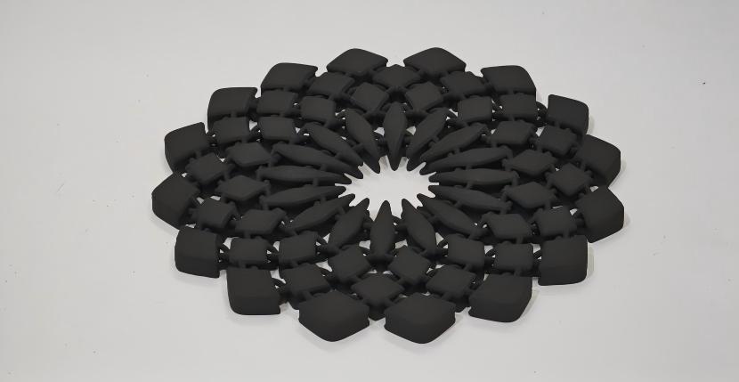 3D printed Sunflower Coaster with CF250 and PPS250
